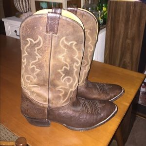 Nocona Brown Cowboy Boots Size 12