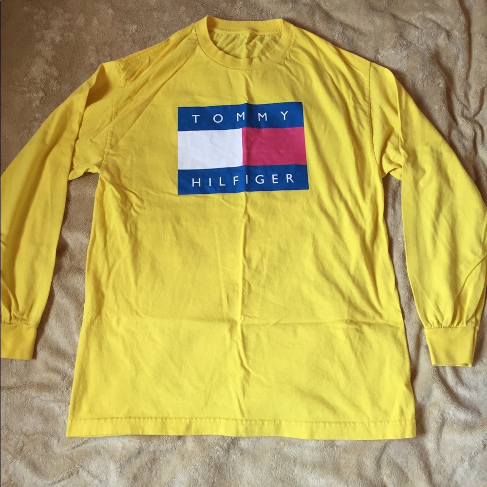 probably fake tommy hilfiger long sleeve