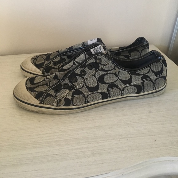 Black Coach Kira Sneakers - Picture 1 of 5