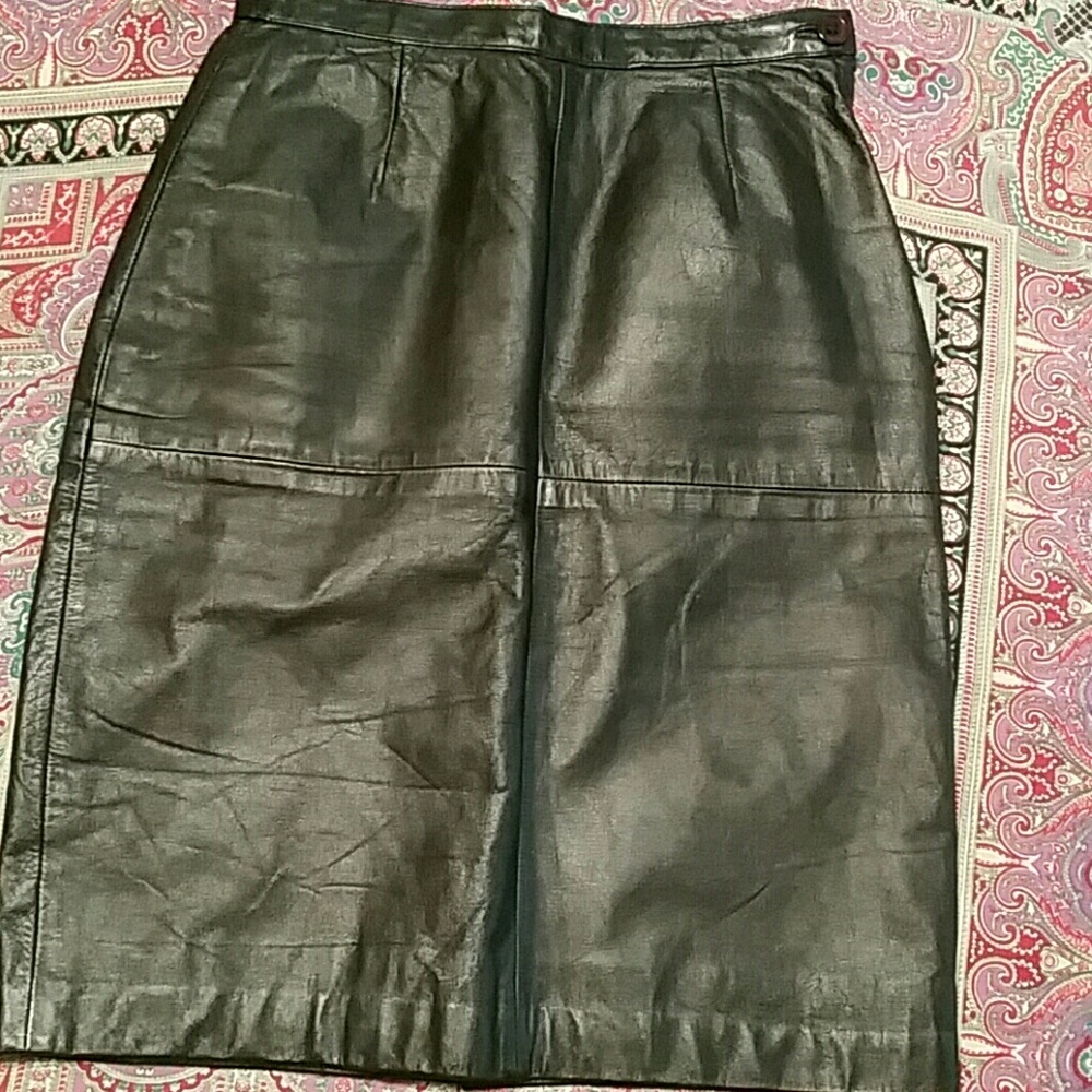 Authentic Leather Skirt