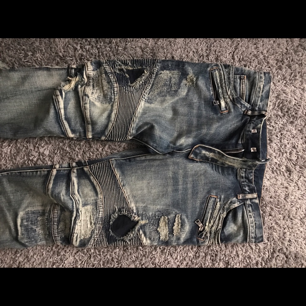 Authentic balmain jeans size 36