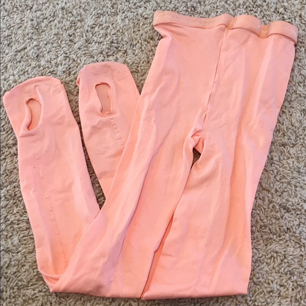 Capezio Pink ballet tights (with seam)💕👯