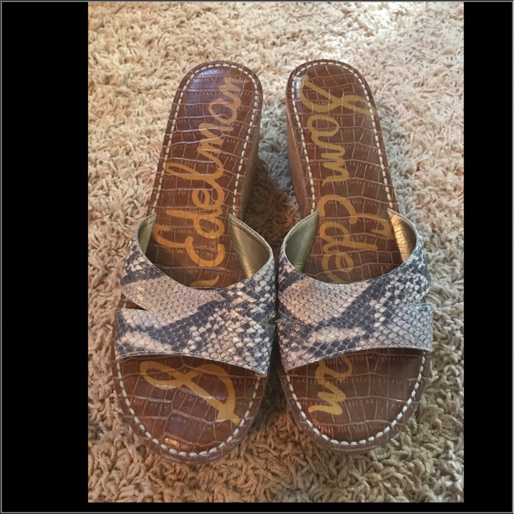 Sam Edelman slip on wedges