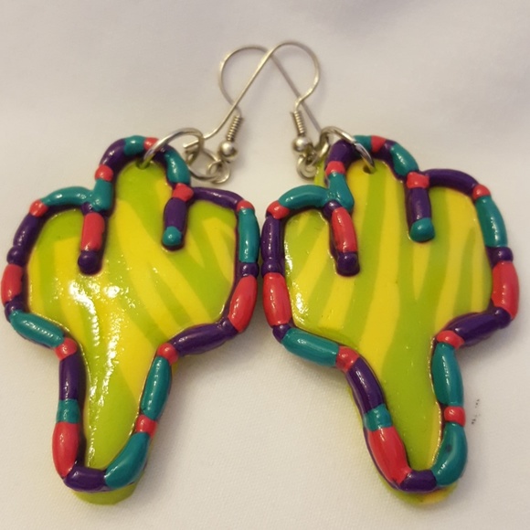 Cactus earrings - Picture 1 of 2