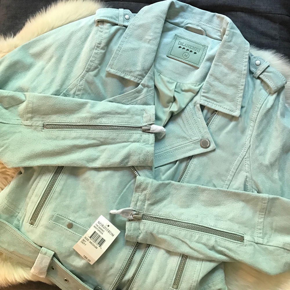 BlankNYC Suede Moto jacket