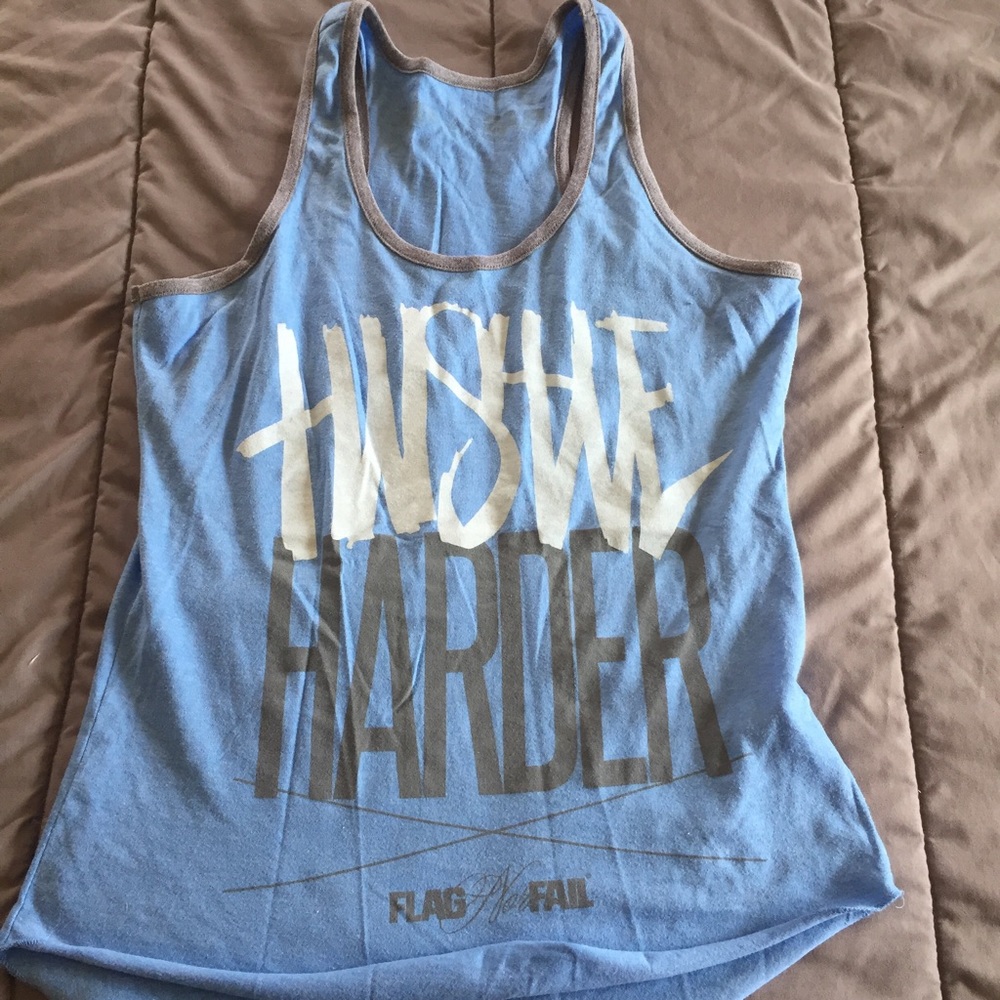 Flag nor fail tank top