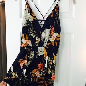 Floral playsuit/ romper