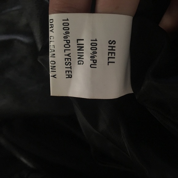 Feux leather mini skirt - Picture 3 of 4