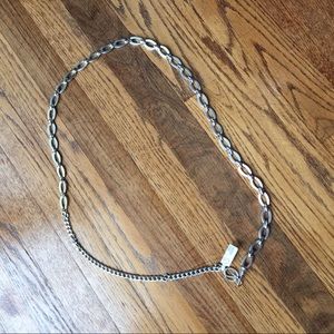 St. John metal belt.