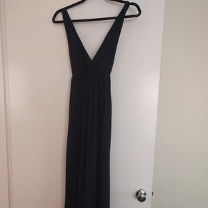 Cynthia Rowley XS black maxi dress