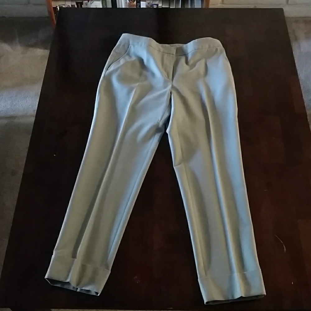 Carolina Herrera Crop Cuffed Suit Pants