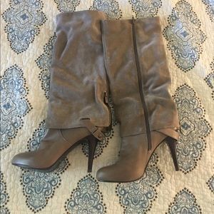 Nine West Taupe, Women's boots