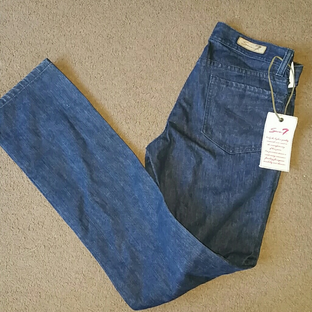 Seven7 womens size 26 straight leg denim jeans NWT