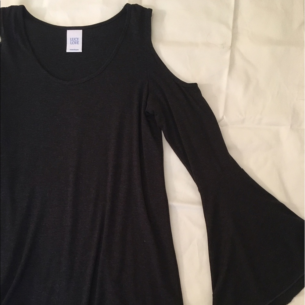 Long sleeve cut out dress