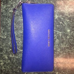 Michael Kors electric blue wallet