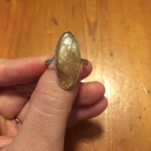 Sterling ring with stone