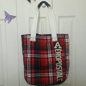 Plaid Tote Bag
