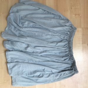 Light Blue Felt Skirt