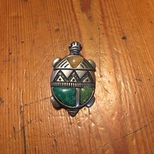 Sterling turtle pendant/pin