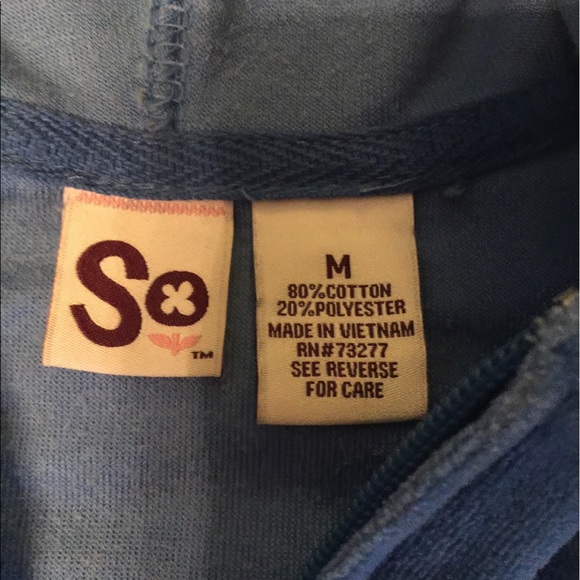 SO Velour hoodie - Picture 3 of 4