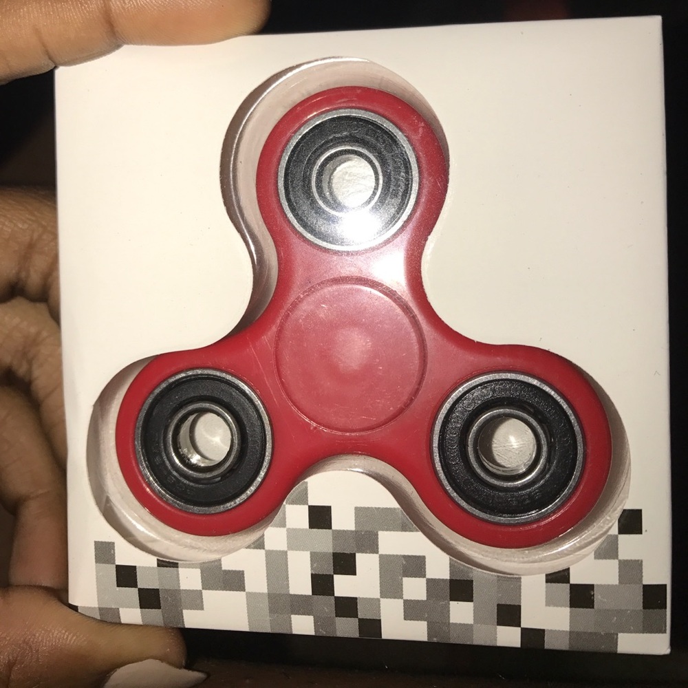 Red fidget spinner
