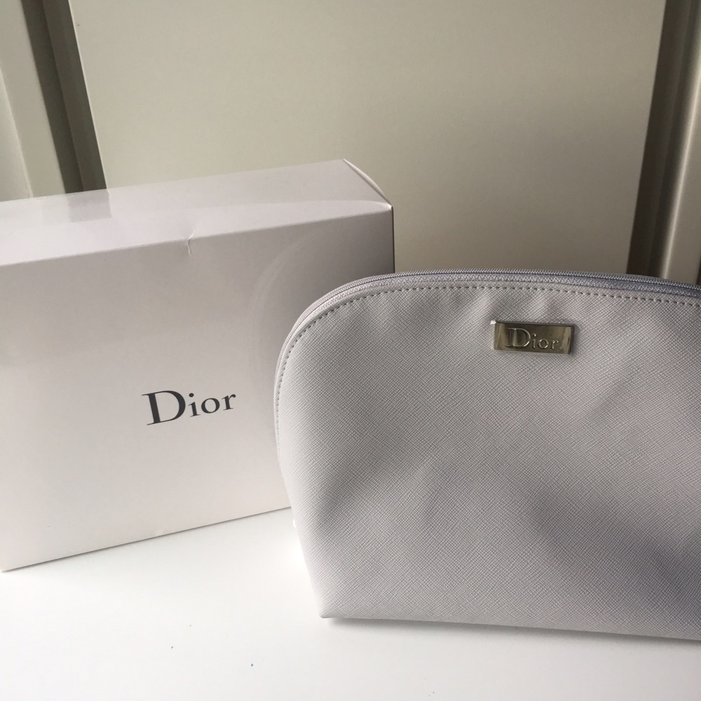 Dior Grey Pouch Bag