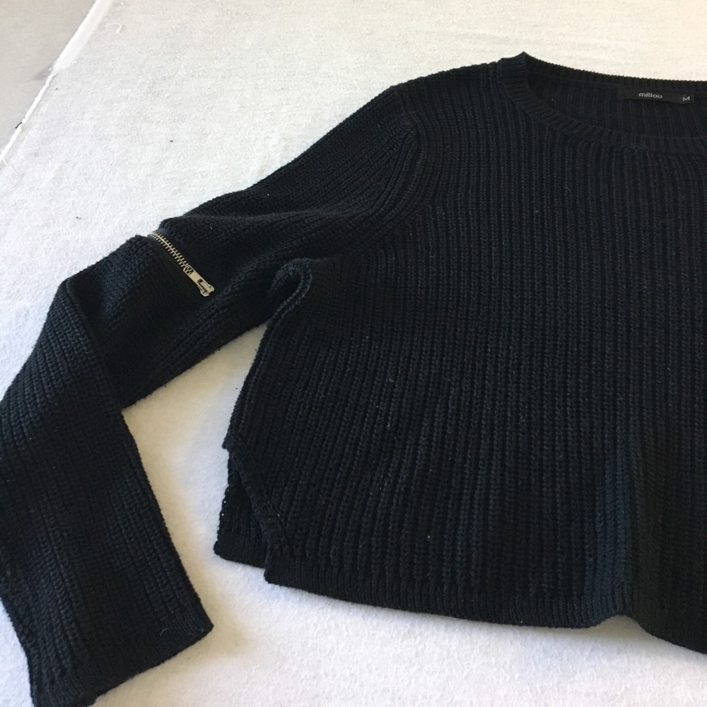 Elbow Zipper Sweater - Picture 4 of 4