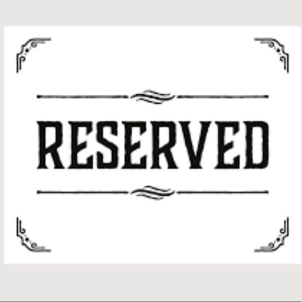 RESERVED FOR TRADE