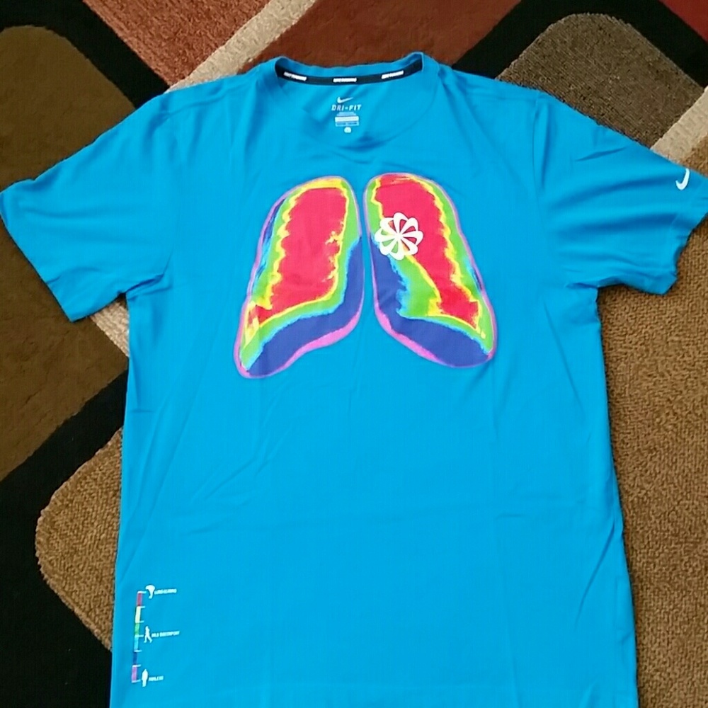 Nike Running Dri-Fit Lungs Heat Index Tee Shirt