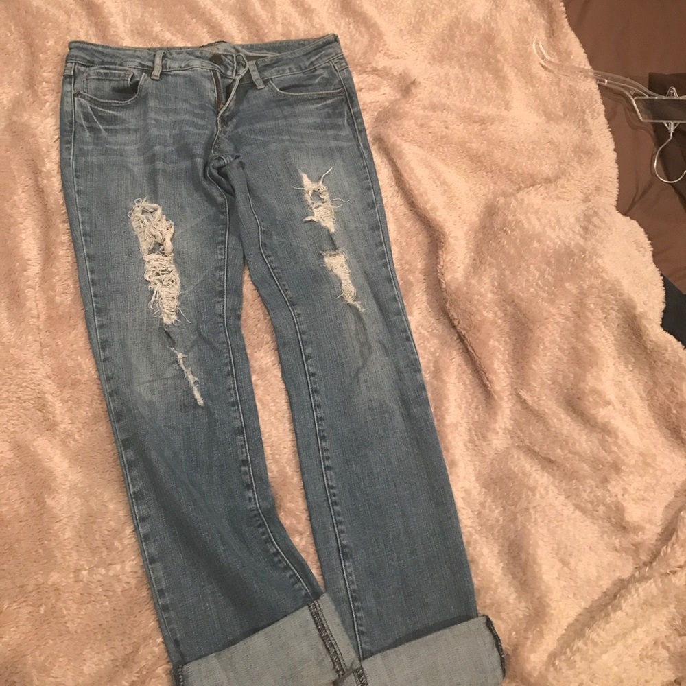 Forever 21 torn jeans