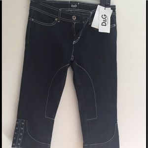 NWT D&G jeans Capri size 40