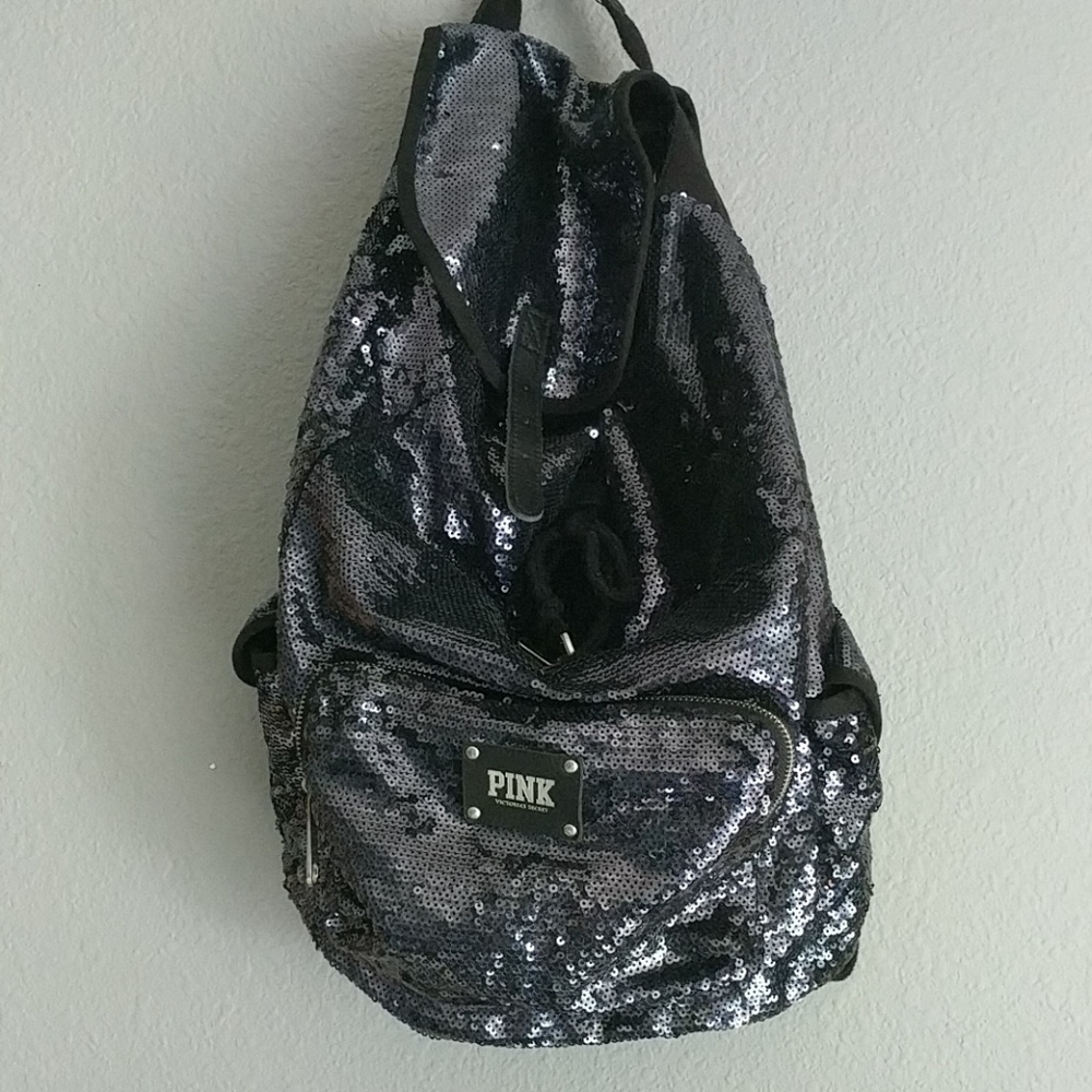 Sequin VS Pink backpack