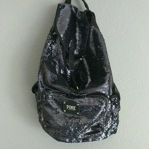 Sequin VS Pink backpack