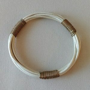 Leather bangle