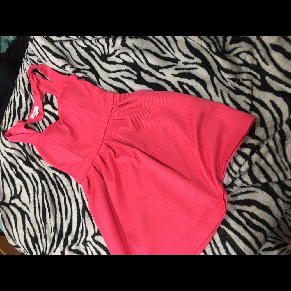 Pink cocktail dress