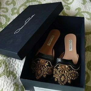 Oscar de la Renta Spanish Mules