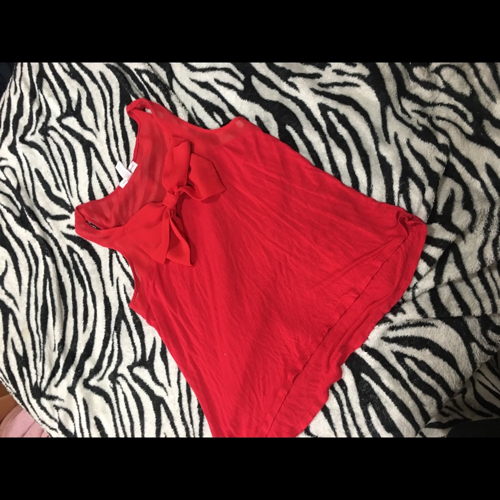 Dress red tank top