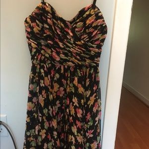 Jill Stuart Floral Strapless dress