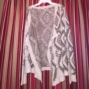 Aztec flowy cardigan!