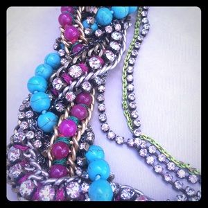 Stella & Dot Retired Bamboleo Statement Necklace