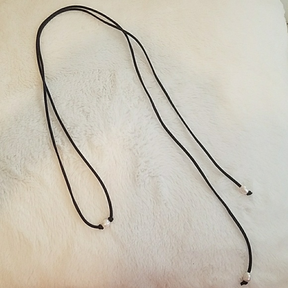 Navy blue choker accessory - Picture 3 of 3