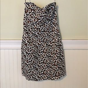 Volcom Cheetah Print Mini Dress (Size 7)