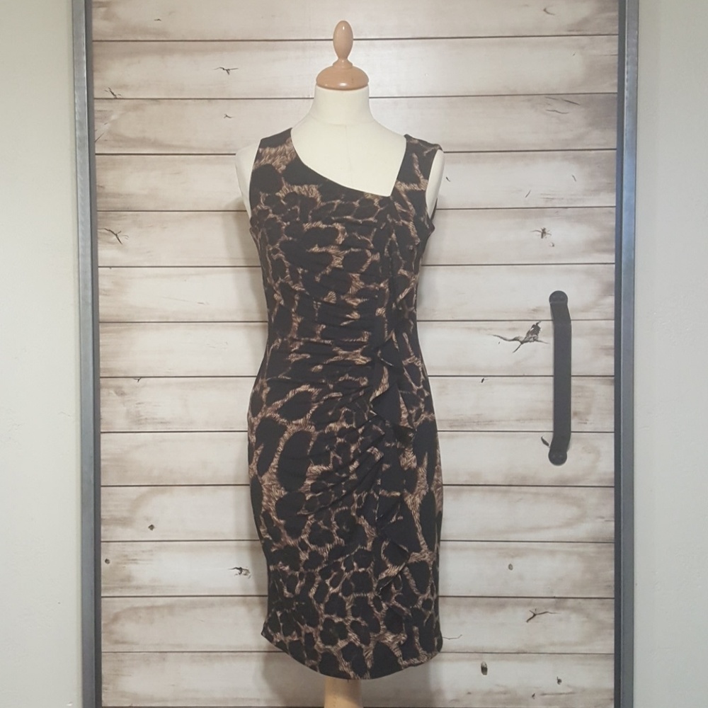 Leopard bodycon dress