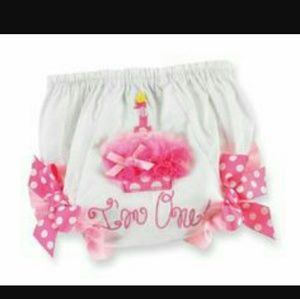 New Mud Pie I'm One diaper cover - 1st Birthday