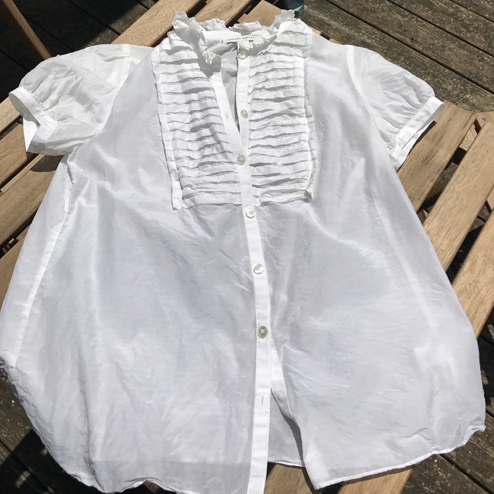 Banana Republic Ruffled Blouse