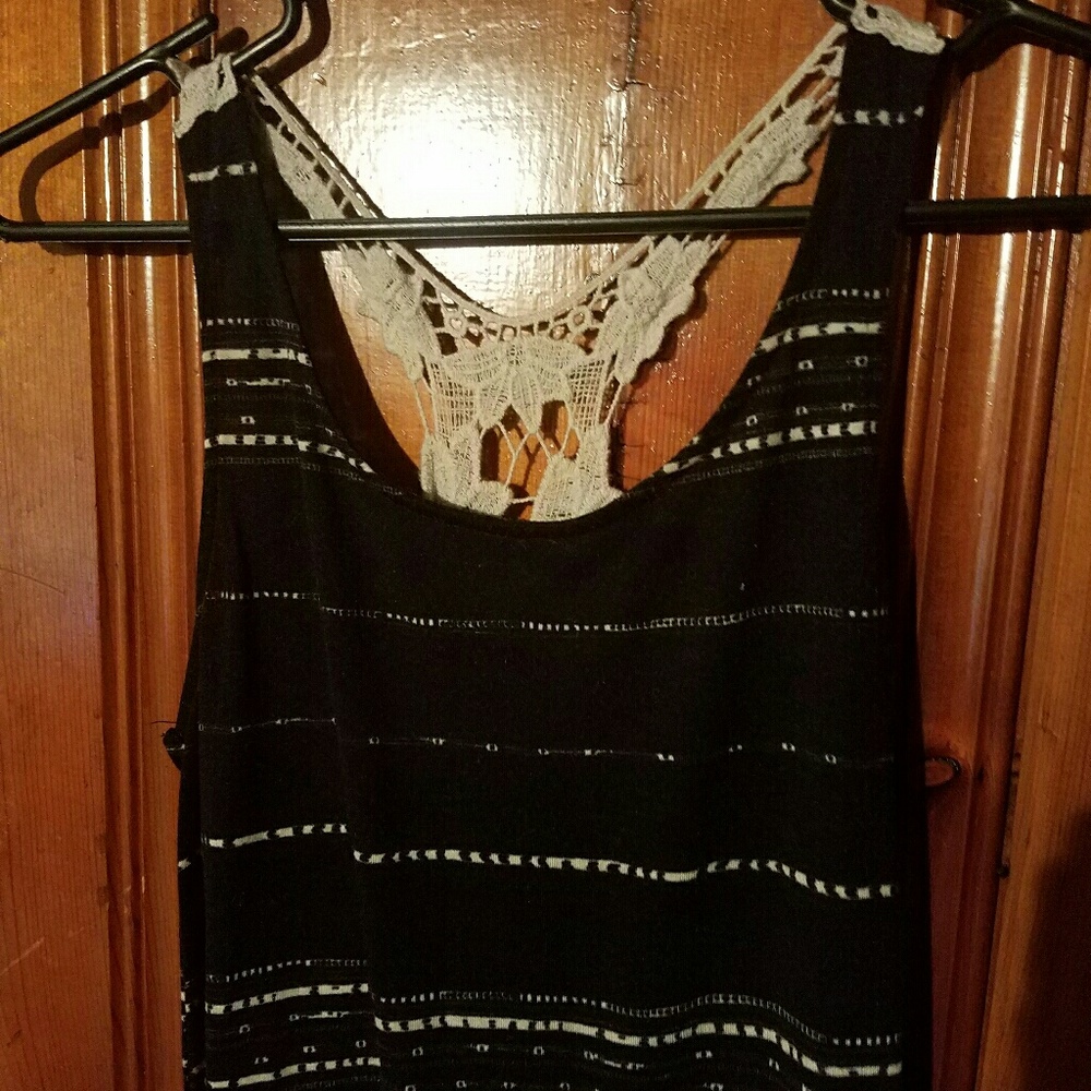 Black and white maxi dress