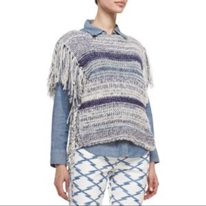 Isabel Marant Etoile Peyton striped knit fringe