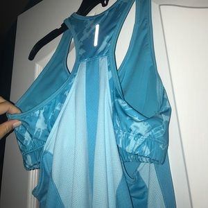 Small Blue Champions Workout Top