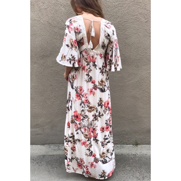 Floral Maxi Dress - Picture 3 of 4