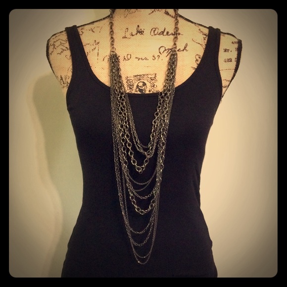 Jewelry - Silver Multi Chain Necklace